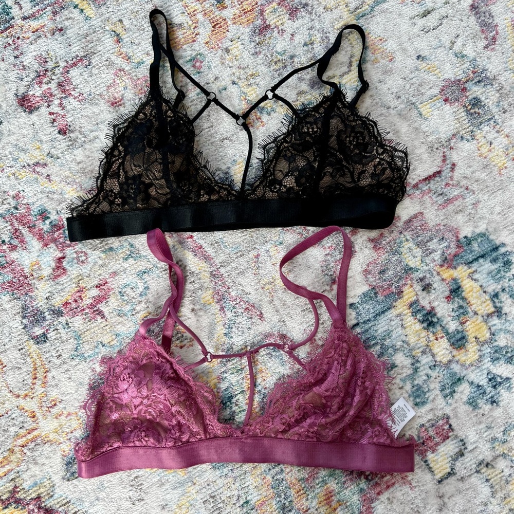 Set of 2 Lace Express Bralettes